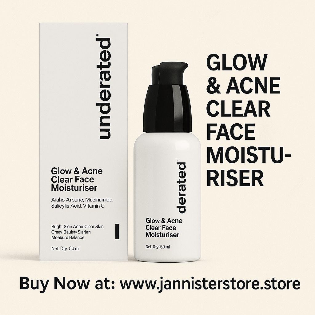 Underrated™ Glow & Acne Face Moisturiser Refined Clarity. Balanced Radiance.