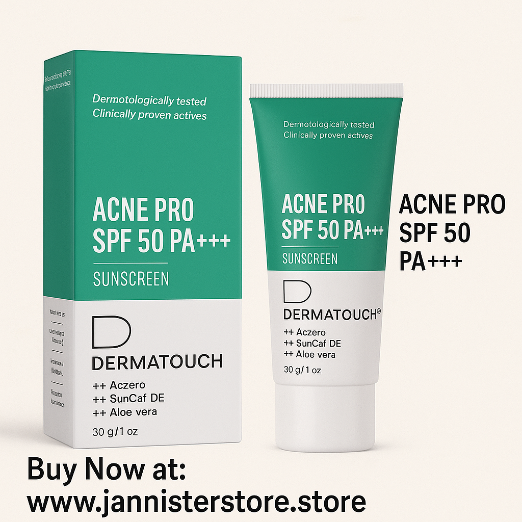 DERMATOUCH® Acne Pro SPF 50 PA+++ Sunscreen by Jannister store